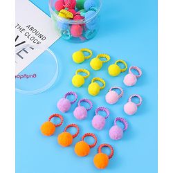 Babyhug Hair Rubber Bands Pack of 30 -  Multicolor