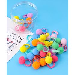 Babyhug Hair Rubber Bands Pack of 30 -  Multicolor