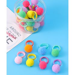 Babyhug Hair Rubber Bands Pack of 30 -  Multicolor