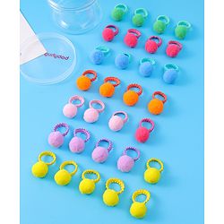 Babyhug Hair Rubber Bands Pack of 30 -  Multicolor