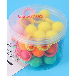 Babyhug Hair Rubber Bands Pack of 30 -  Multicolor