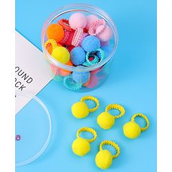 Babyhug Hair Rubber Bands Pack of 30 -  Multicolor