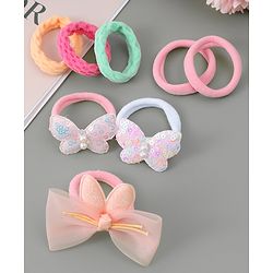 Babyhug Hair Rubber Bands Free Size - Multicolour