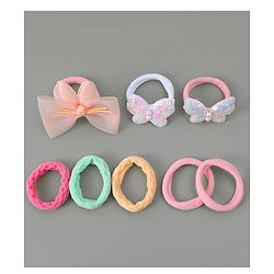 Babyhug Hair Rubber Bands Free Size - Multicolour