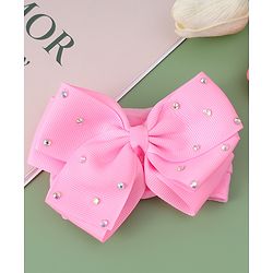 Babyhug Headband With Bow Applique  - Purple