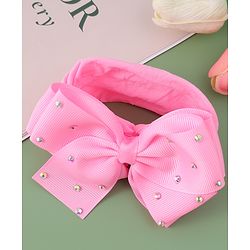 Babyhug Headband With Bow Applique  - Purple
