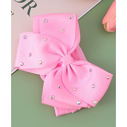 Babyhug Headband With Bow Applique  - Purple