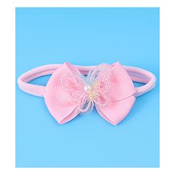 Babyhug Headbands With Bow Applique Pack of 3 - Pink White & Purple
