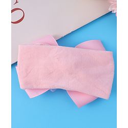 Babyhug Headband With Bow Applique - Pink