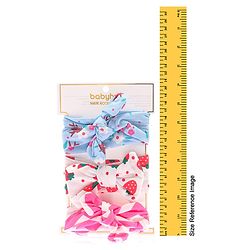 Babyhug Headbands With Bow Applique Pack of 3 - Multicolor