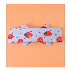 Babyhug Printed Headbands with Bow Applique Free Size Pack of 3 - Blue