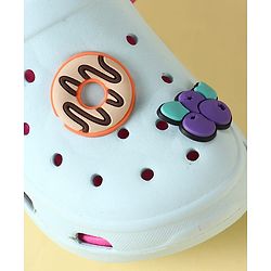 Cute Walk by Babyhug Clogs with Backstrap & Food Applique - Dark Pink