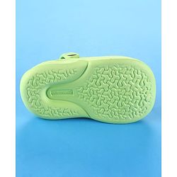 Cute Walk by Babyhug Clogs with Back Strap Closure & Fruits Applique - Green