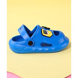 Cute Walk by Babyhug Clogs With Backstrap Closure Number Applique - Blue