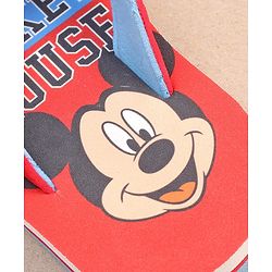 Cute Walk by Babyhug Disney Mickey Mouse Printed Slip On Flip Flops - Blue