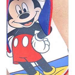 Cute Walk by Babyhug Disney Mickey Mouse Printed Slip On Flip Flops - Blue