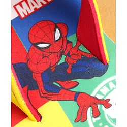 Cute Walk by Babyhug Marvel Slip Ons Flip Flops with Spiderman Print - Red