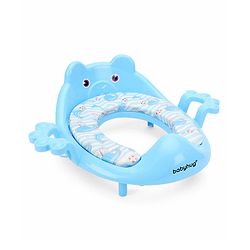 Babyhug Dolphine Print Potty Seat with Handle - Blue