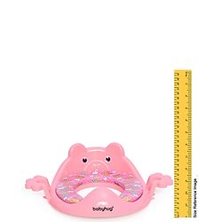 Babyhug Butterfly Print Potty Seat with Handle - Pink