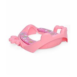 Babyhug Butterfly Print Potty Seat with Handle - Pink