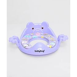 Babyhug Dolphine Print Potty Seat with Handle - Blue