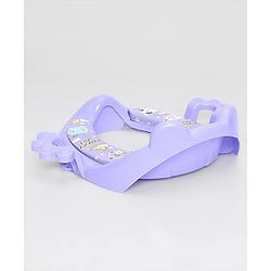 Babyhug Dolphine Print Potty Seat with Handle - Blue