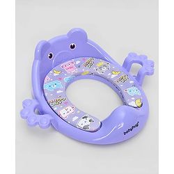 Babyhug Dolphine Print Potty Seat with Handle - Blue