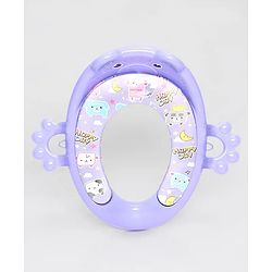 Babyhug Dolphine Print Potty Seat with Handle - Blue