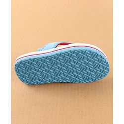 Cute Walk by Babyhug Disney Flip Flops with Back Strap Mickey Mouse Print - Blue