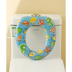 Babyhug Baby Potty Seat With Aquatic Print - Multicolor