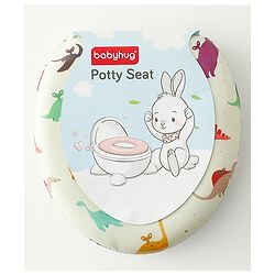 Babyhug Baby Potty Seat With Aquatic Print - Multicolor