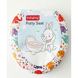 Babyhug Baby Potty Seat With Aquatic Print - Multicolor