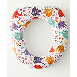 Babyhug Baby Potty Seat With Aquatic Print - Multicolor