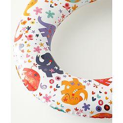 Babyhug Baby Potty Seat With Aquatic Print - Multicolor