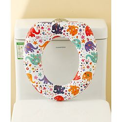 Babyhug Baby Potty Seat With Aquatic Print - Multicolor