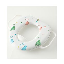 Babyhug Baby Potty Seat With Aquatic Print - Light Blue