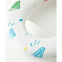 Babyhug Baby Potty Seat With Aquatic Print - Light Blue