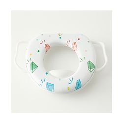 Babyhug Baby Potty Seat With Aquatic Print - Light Blue