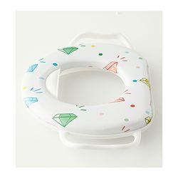 Babyhug Baby Potty Seat With Aquatic Print - Light Blue