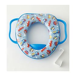 Babyhug Baby Potty Seat With Aquatic Print - Light Blue