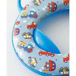 Babyhug Baby Potty Seat With Aquatic Print - Light Blue