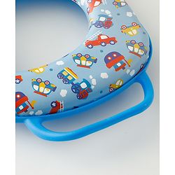 Babyhug Baby Potty Seat With Aquatic Print - Light Blue