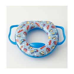 Babyhug Baby Potty Seat With Aquatic Print - Light Blue