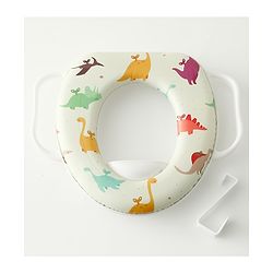 Babyhug Baby Potty Seat With Aquatic Print - Light Blue
