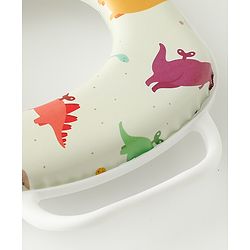 Babyhug Baby Potty Seat With Aquatic Print - Light Blue
