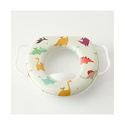 Babyhug Baby Potty Seat With Aquatic Print - Light Blue