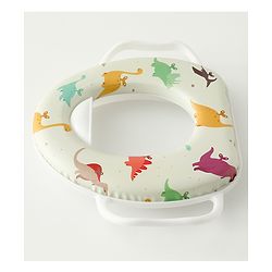 Babyhug Baby Potty Seat With Aquatic Print - Light Blue