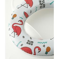 Babyhug Baby Potty Seat With Aquatic Print - Light Blue