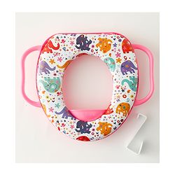 Babyhug Baby Potty Seat With Aquatic Print - Light Blue