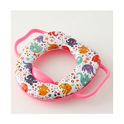 Babyhug Baby Potty Seat With Aquatic Print - Light Blue